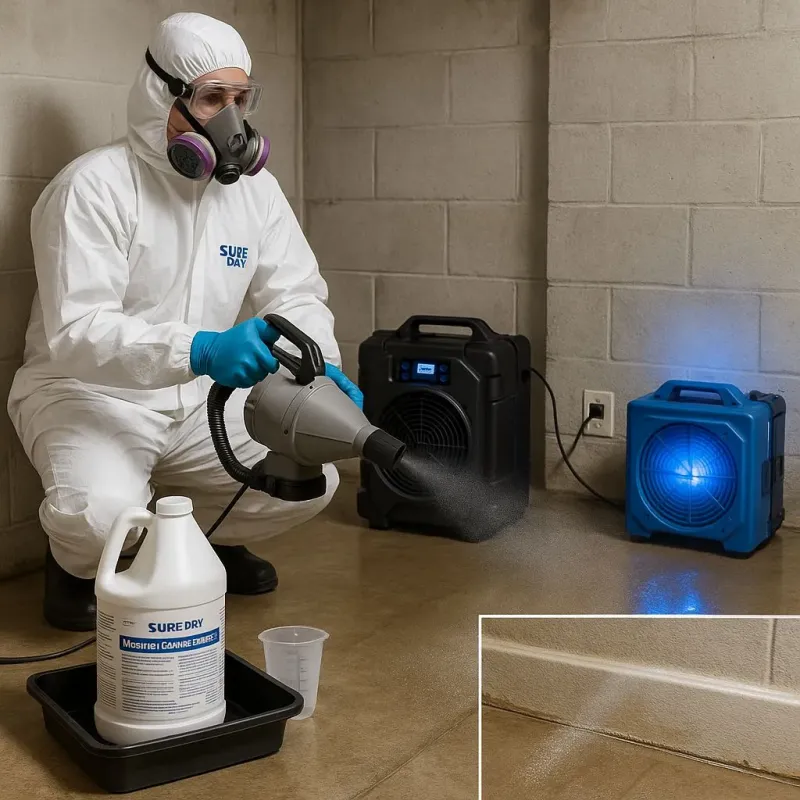 Sanitization and Odor Removal process in Granville County, NC