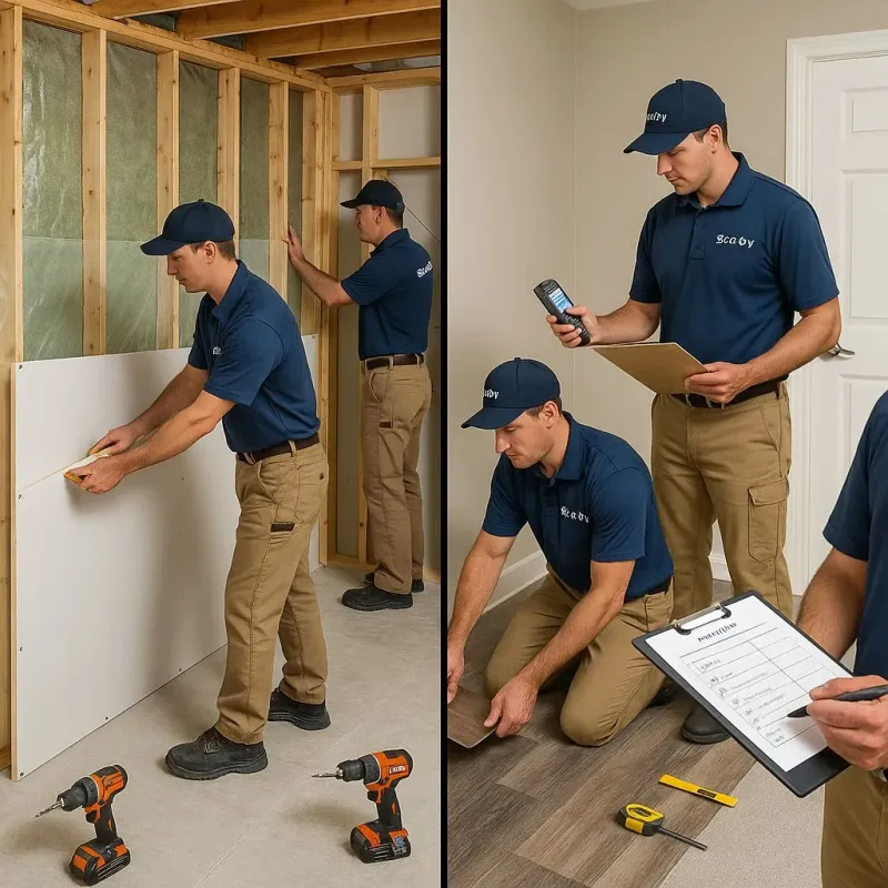 Repairs and Reconstruction process in Granville County, NC